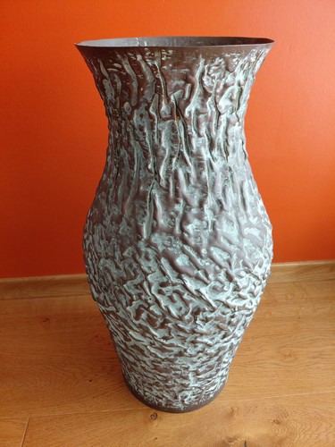 Große kupfervase bodenvase - große,