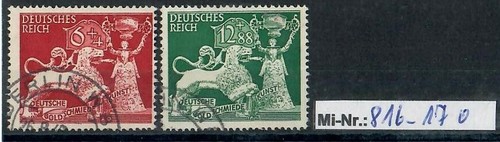 Deutsches reich 816 17 - deutsches,