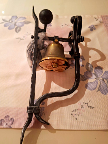 Schwarze messing türglocke - schwarze,