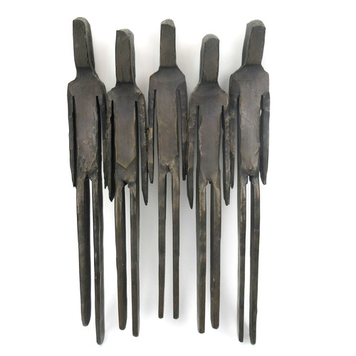 Bronze wandskulptur 5 - bronze,