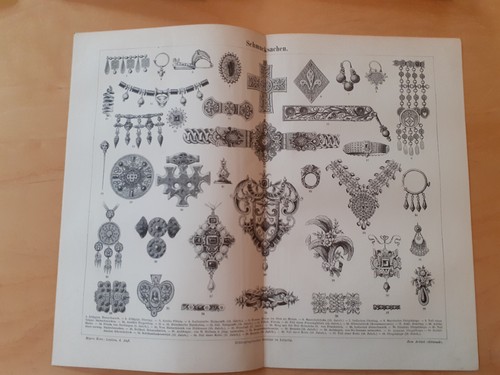 Holzstiche 1895 schmuck - holzstiche, um