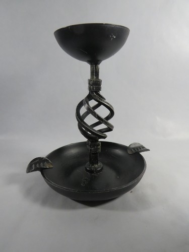 Kerzenhalter mit aschenbecher - kerzenhalter,